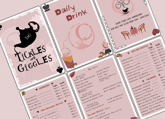 T&G Menu